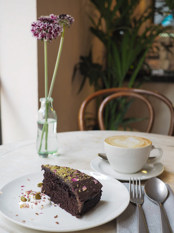 Double Dark Chocolate & Licorise Vegan Cake