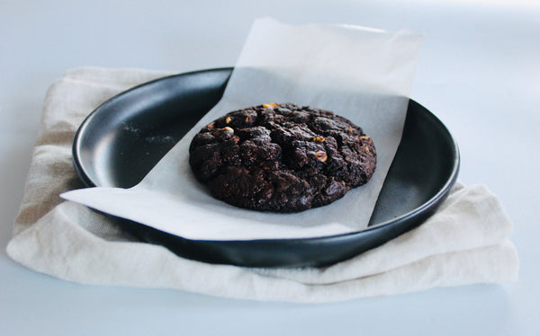 Dark Chocolate and Hazelnut Cookies