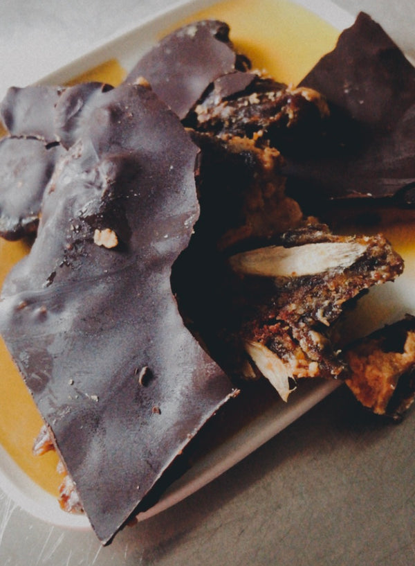 Coeliac Friendly Dark Chocolate Date Bark