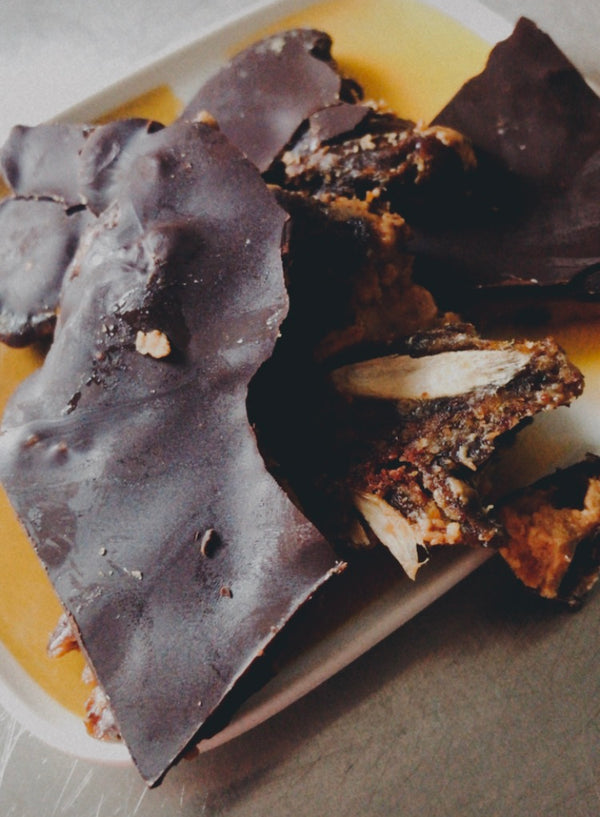Coeliac Friendly Dark Chocolate Date Bark