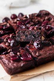 Roasted Cherry Brownies