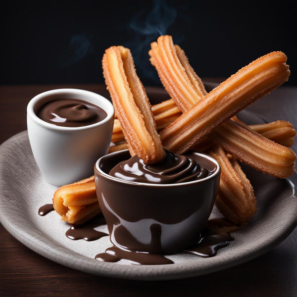 A Coeliac-Friendly Dessert - Churros with Dark Chocolate Dip -