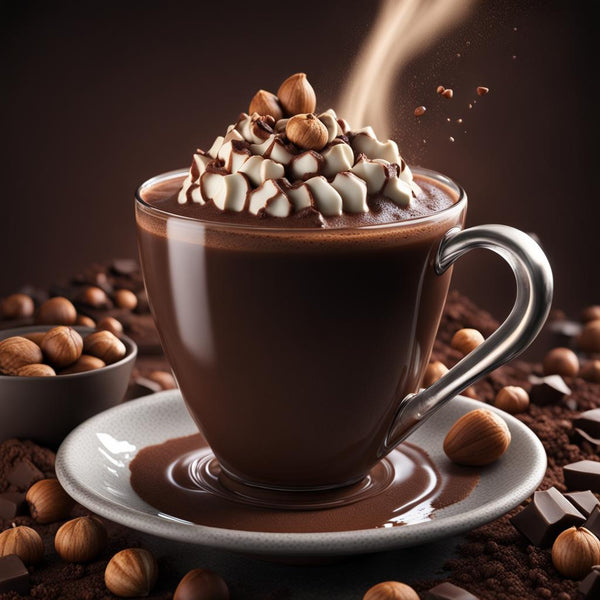 Autumn Hot Dark Chocolate Recipes: Hazelnut