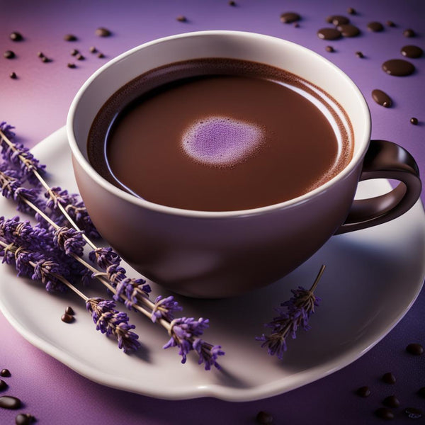 Autumn Hot Dark Chocolate Recipes: Lavender