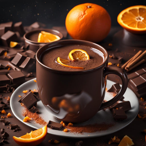 Autumn Hot Dark Chocolate Recipes: Orange Dream