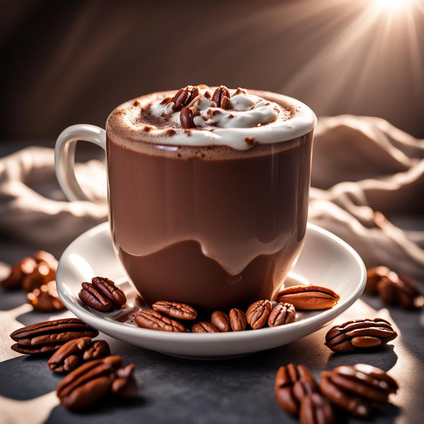 Autumn Hot Dark Chocolate Recipes: Maple Pecan