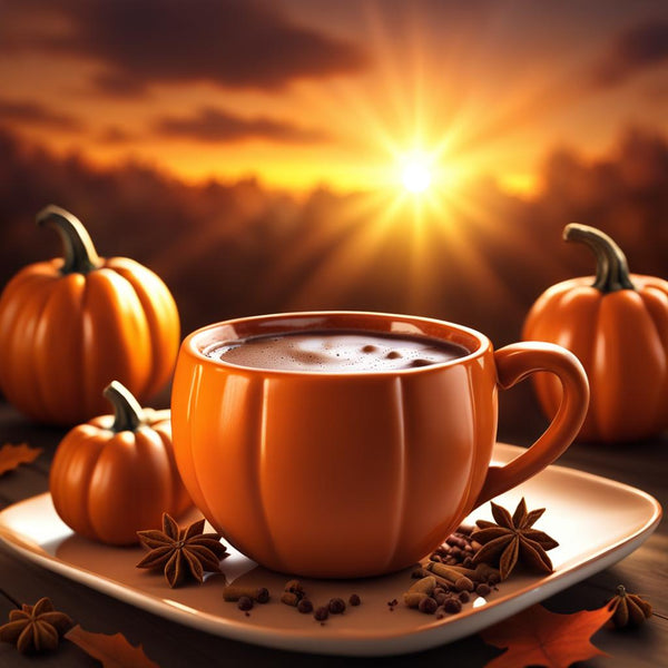 Autumn Hot Dark Chocolate Recipes: Spiced Pumpkin