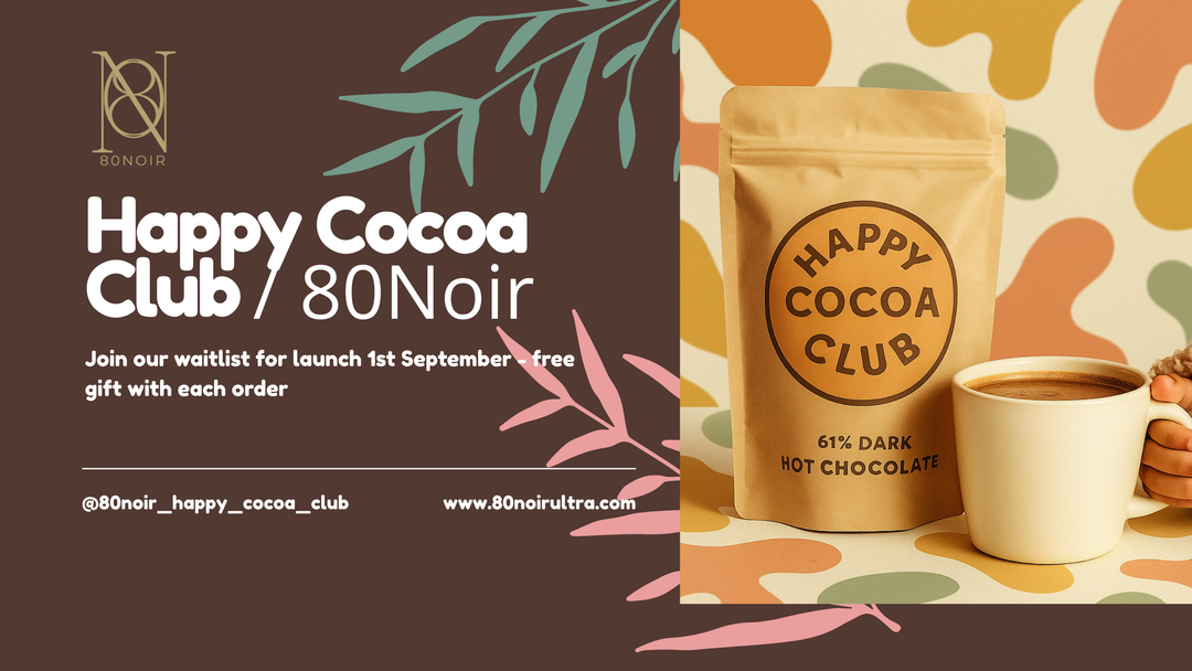 72% Premium Dark Hot Chocolate - 1KG - Family Size – 80Noir Ultra