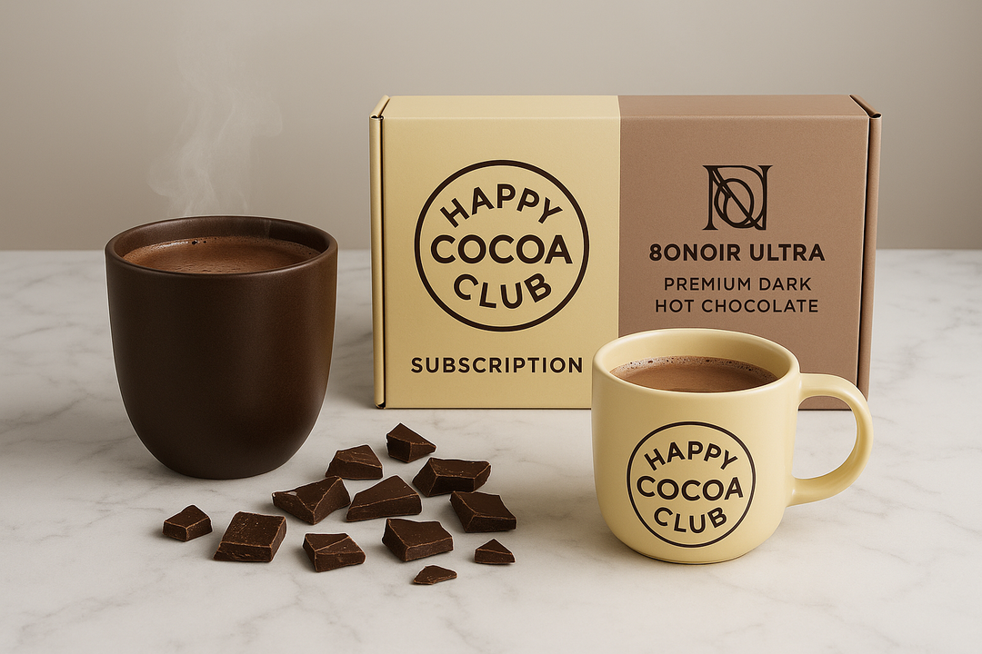 72% Premium Dark Hot Chocolate - 1KG - Family Size – 80Noir Ultra
