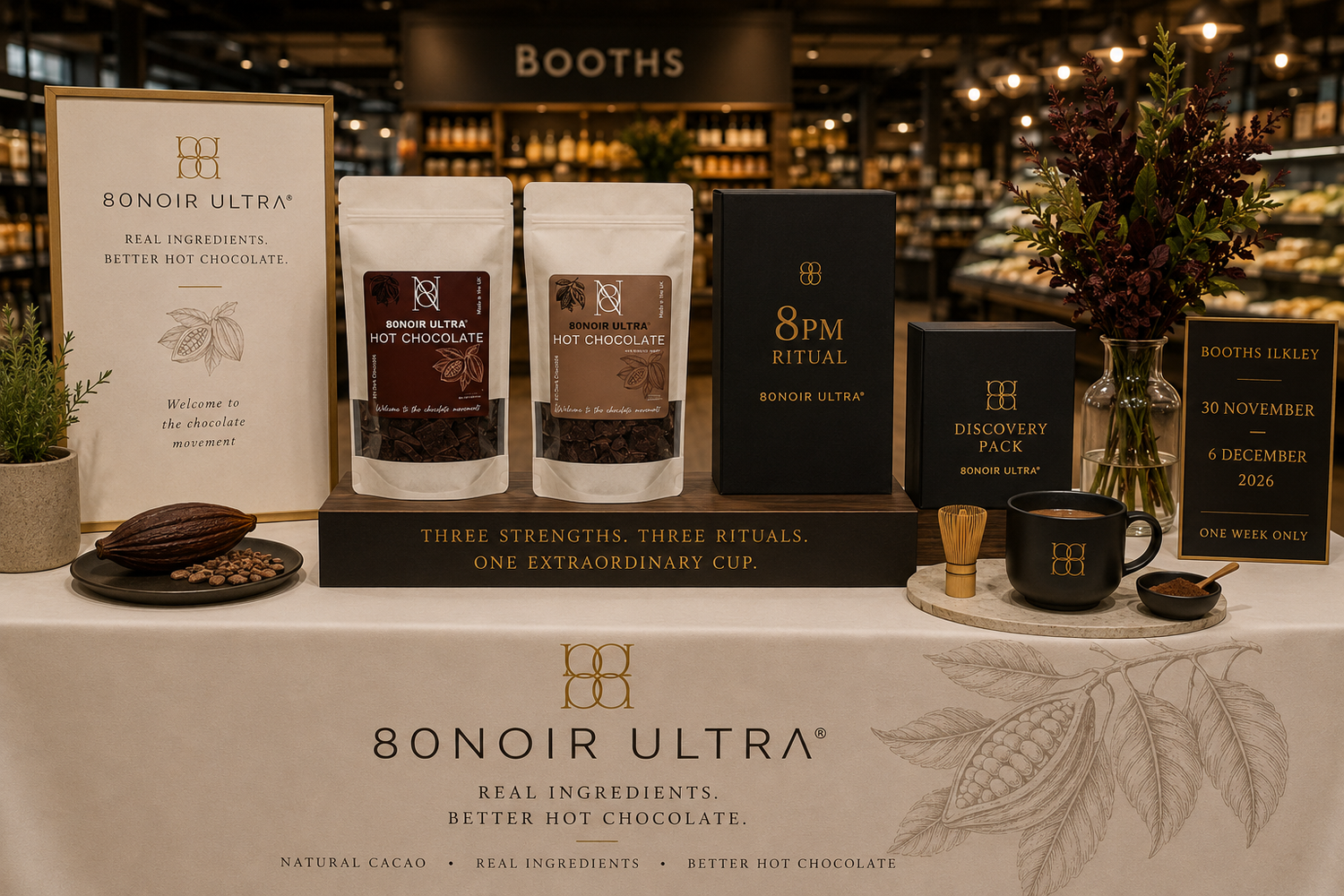 80Noir Ultra at Booths Ilkley