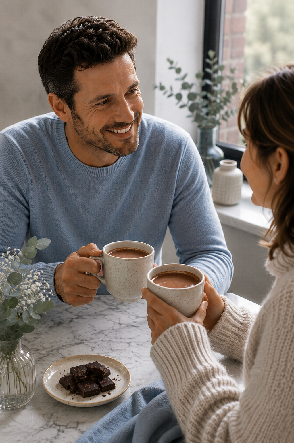 Sharing cacao ritual