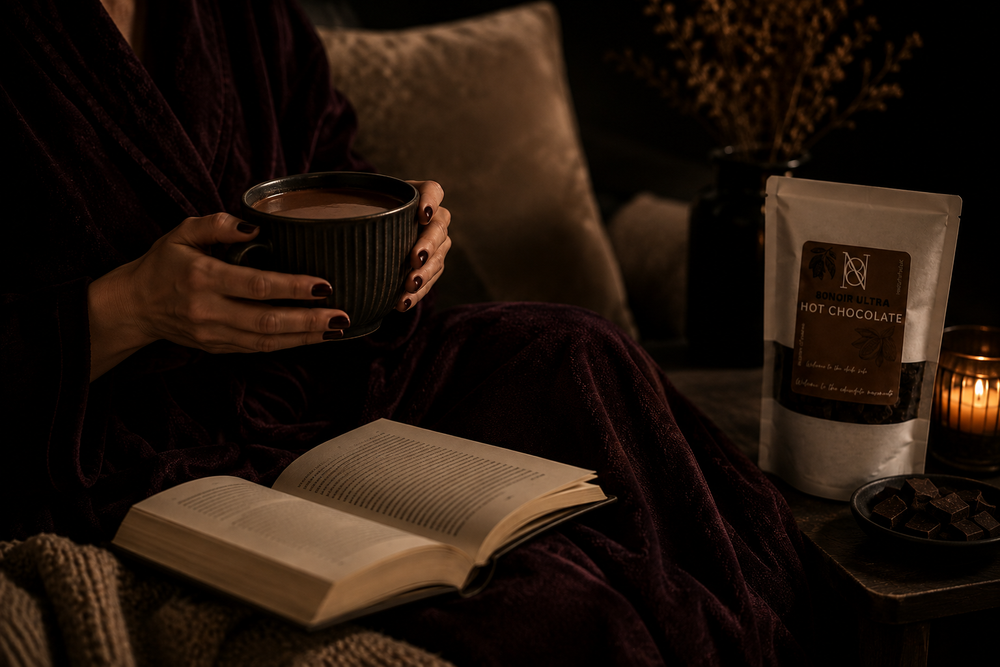 Slowing down with evening chocolate